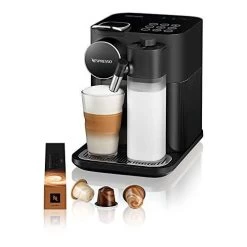 Nespresso De'Longhi EN640.B & W (Schwarz & Weiß) Gran Lattissima Kaffeekapselmaschine Mit Automatischem Milchsystem, 19 Bar Druck, 1400W