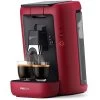 Philips CSA260 Domestic Appliances Senseo Maestro Kaffeepadmaschine Mit Kaffeestärkewahl Und Memo-Funktion, 1,2 Liter Wasserbehälter | rot