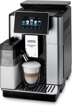 DeLonghi PrimaDonna Soul ECAM 610.55.SB Kaffee-Vollautomat Silber/schwarz