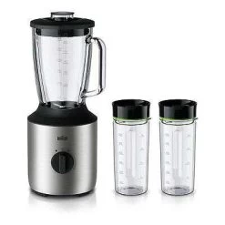 Braun PowerBlend 3 JB 3272 Standmixer 1,5L Glas-Mixaufsatz Smoothie Maker