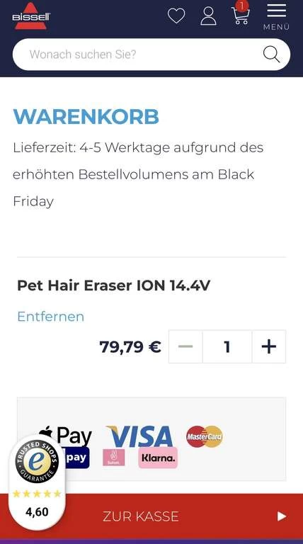 Bissell Pet Hair Eraser Ion 14. 4 – Bild 2