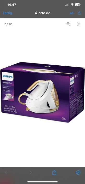Philips Dampfbügelstation PerfectCare 8000 Series PSG8040/60 Bei Otto Mit CB 288€ Möglich – Bild 7