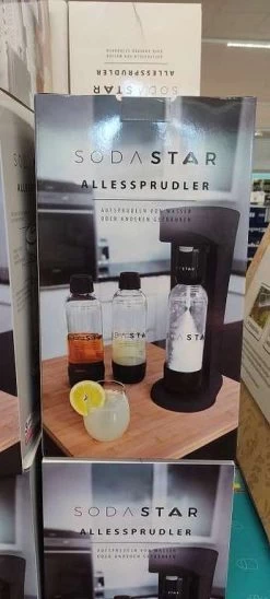 [ALDI Nord] Lokal(?) GMHütte, Rostock, Berlin- SodaStar Allessprudler / Trinkwassersprudler, Inkl. 3x PET-Flaschen (Wassersprudler) (49124))