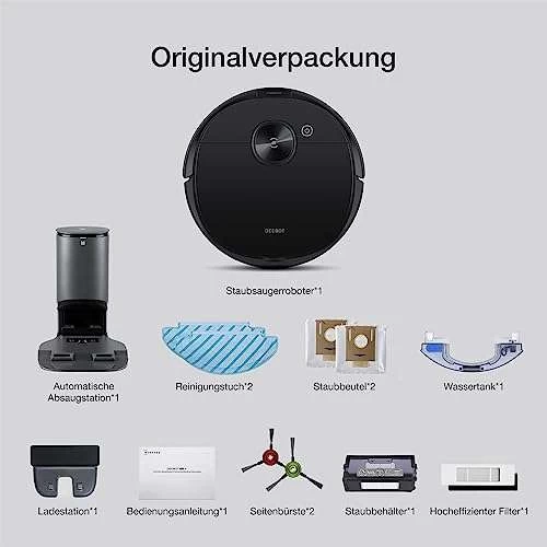 ECOVACS DEEBOT N8 Black Staubsaugerroboter + Absaugstation – Bild 8
