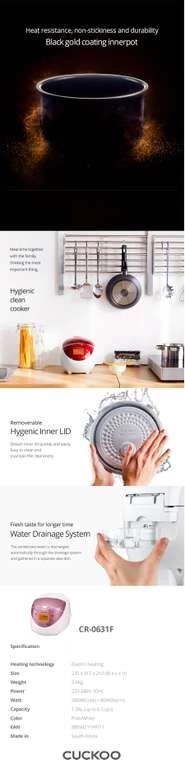 CR-0631F Beliebter Koreanischer Reiskocher – Bild 4