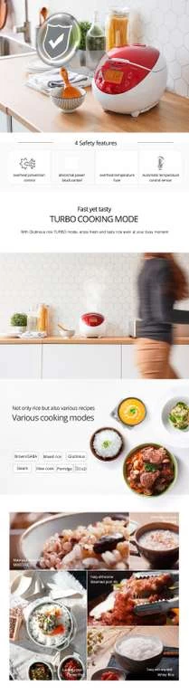 CR-0631F Beliebter Koreanischer Reiskocher – Bild 5