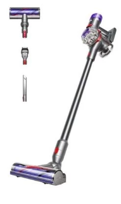 Dyson V8 (Silber/Nickel) Incl. Original Dyson Ladegerät Fürs Auto | Corprate Benefits