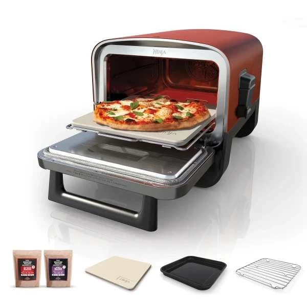 Ninja Woodfire Elektrischer Outdoor Ofen, Pizzaofen Und Smoker OO101EU - Corporate Benefits 20% Rabatt