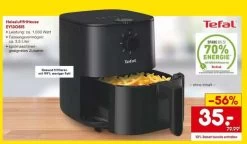 [Lokal - Netto Markendiscount Ostseebad Rerik, Wilhelmshaven, Heilbronn, Erding, Grafenwöhr] Tefal Easy Fry EY130815 3,5L Für 35€ Ab 12.12