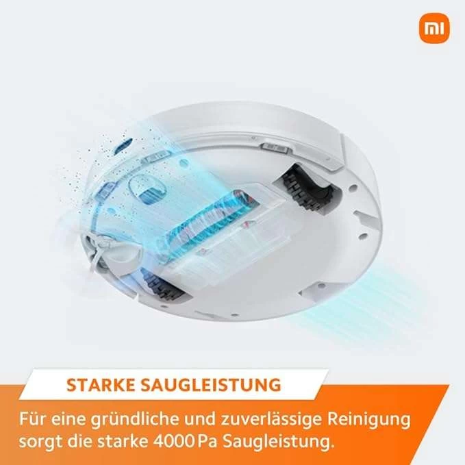 Xiaomi Robot Vacuum S12 Saug- & Wischroboter (4000Pa Saugleistung, Bis Zu 120min)