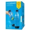 SodaStream DuoPack Fuse 2x 1L KST-Flasche - Spülmaschinengeeignet (BPA Frei) - PET-Flaschen (Prime)