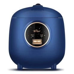 Bear 1,2L Reiskocher (mit Abnehmbarem Antihaft-Topf, One-Touch-Warmhaltefunktion)