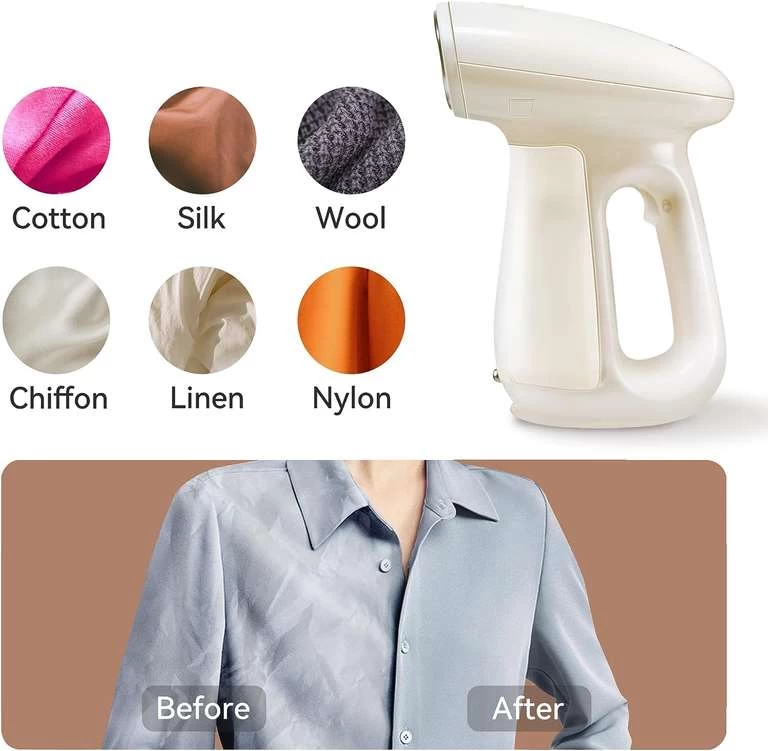 Bear Dampfbügeleisen (tragbarer Kleiderdampfer, 1300W, 230ml Behälter, Schnelles Aufheizen, Autom. Abschaltung) – Bild 5